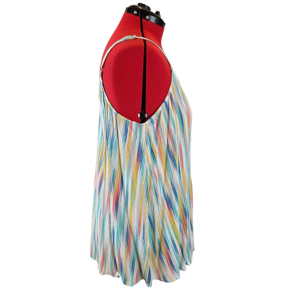Torrid Sophie Multicolor Stripe Gauze Swing Cami Size 2 NWT - Picture 2 of 7